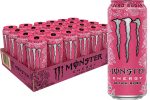Monster Energy Ultra Rosa, Sugar Free Energy Drink, 16 Fl Oz (Pack of 24) - Image 7